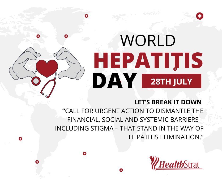 Health_Strat's tweet image. Today is World Hepatitis Day! This is a global reminder and call to dismantle barriers that stand in the way of early testing and timely treatment.
Let’s break the stigma, increase awareness, and work towards a world free of hepatitis.
#WorldHepatitisDay
#LetsBreakItDown