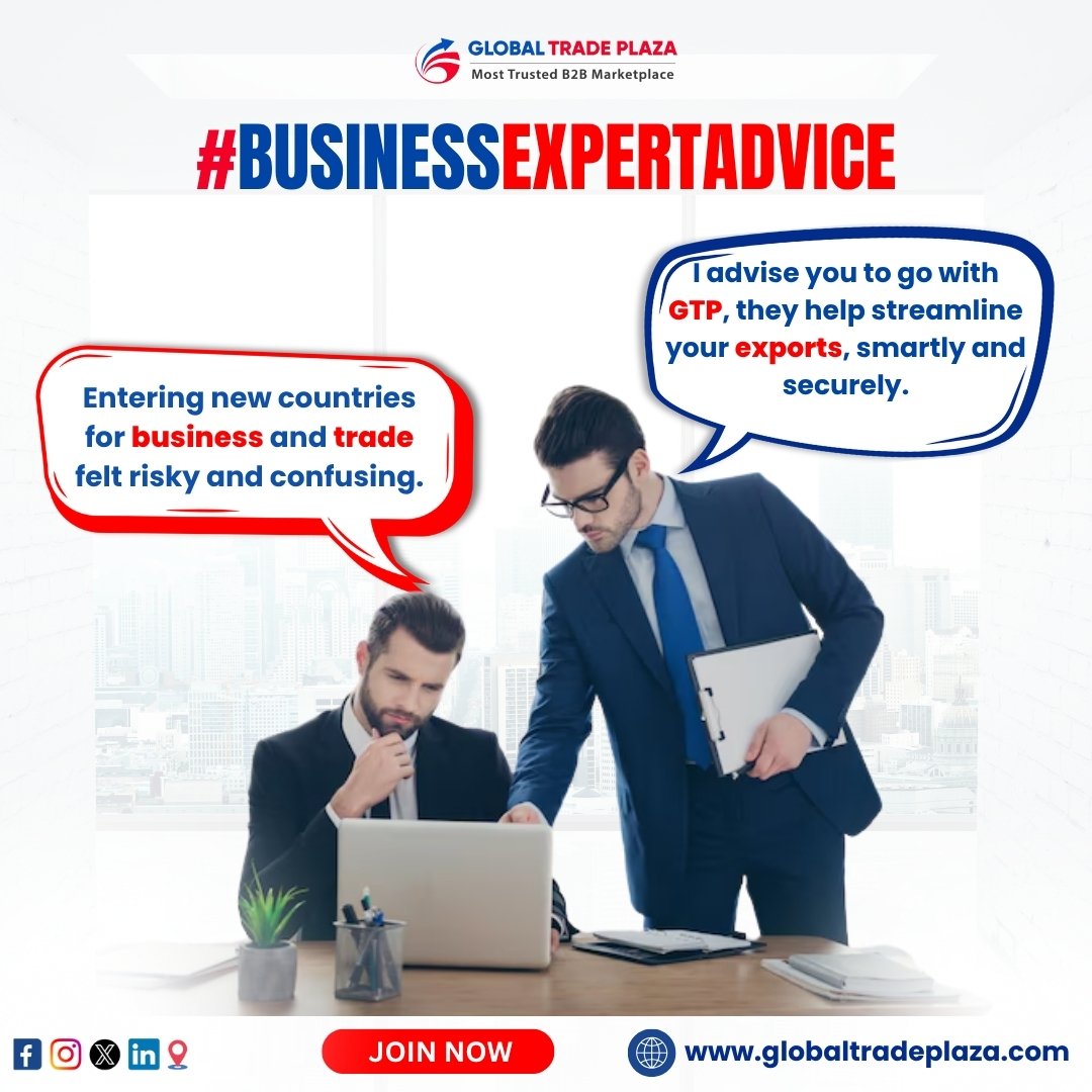 Taking your #business global is easier with GTP. From #verified #buyers to seamless support, they #simplify exports so you can grow without delays or stress. Start your global trade journey the smart way.

JOIN NOW! globaltradeplaza.com/signup

#b2b #export #GTP #trade #Import