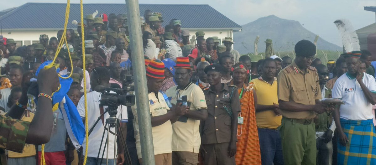 AcmeKenya's tweet image. The cross border One year anniversary of the SPREAD project which we participated in was celebrated by the border communities i.e. Toposa and Turkana in Nadapal Kenya @Ijackaa @apadlodwar
