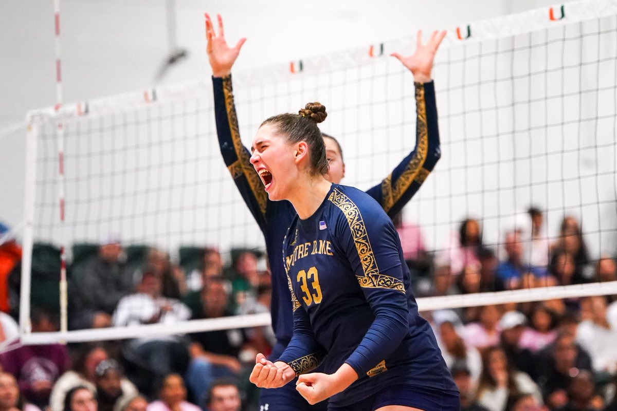 Less than 3️⃣3️⃣ days until first serve!

#GoIrish ☘️
