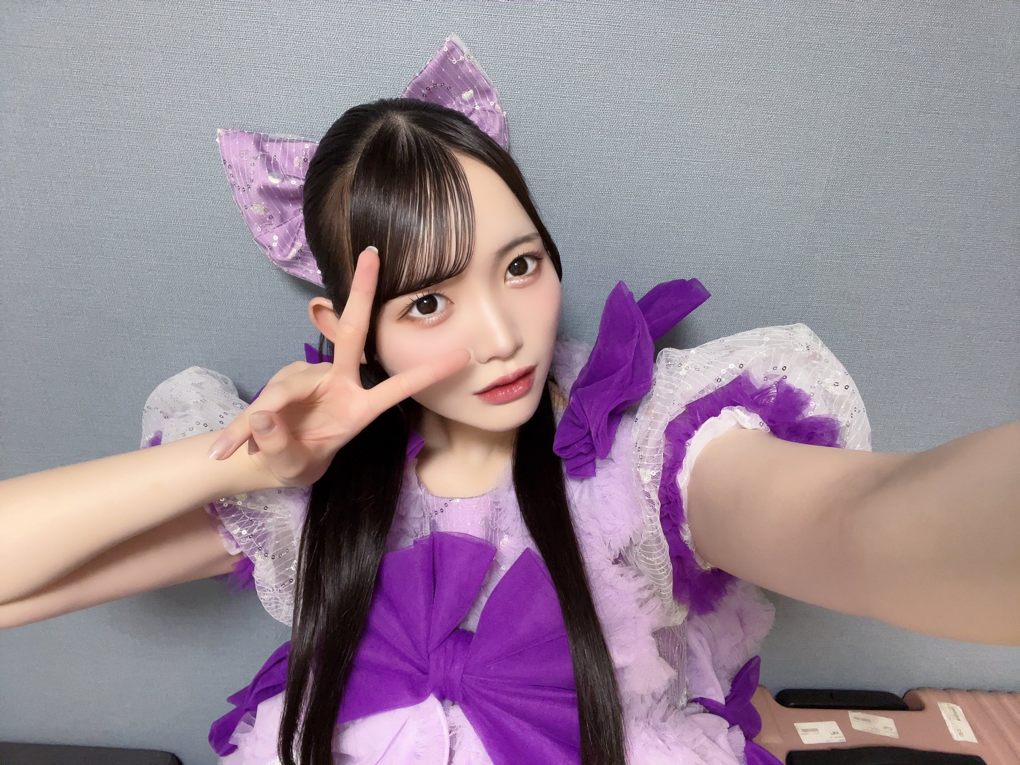 CUTIE STREET きゅーすと　ペアチェキ　川本笑瑠　真鍋凪咲　大特典会 ✨🤍メイツ組 in 沖縄🤍✨ 💜真鍋凪咲 @nagisa_manabe 🧡川本笑