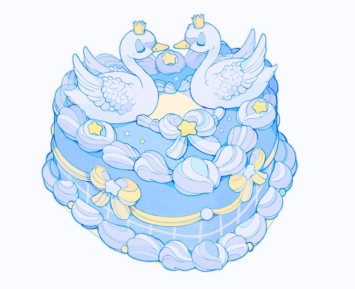 twinkle cake🤍⭐️🦢