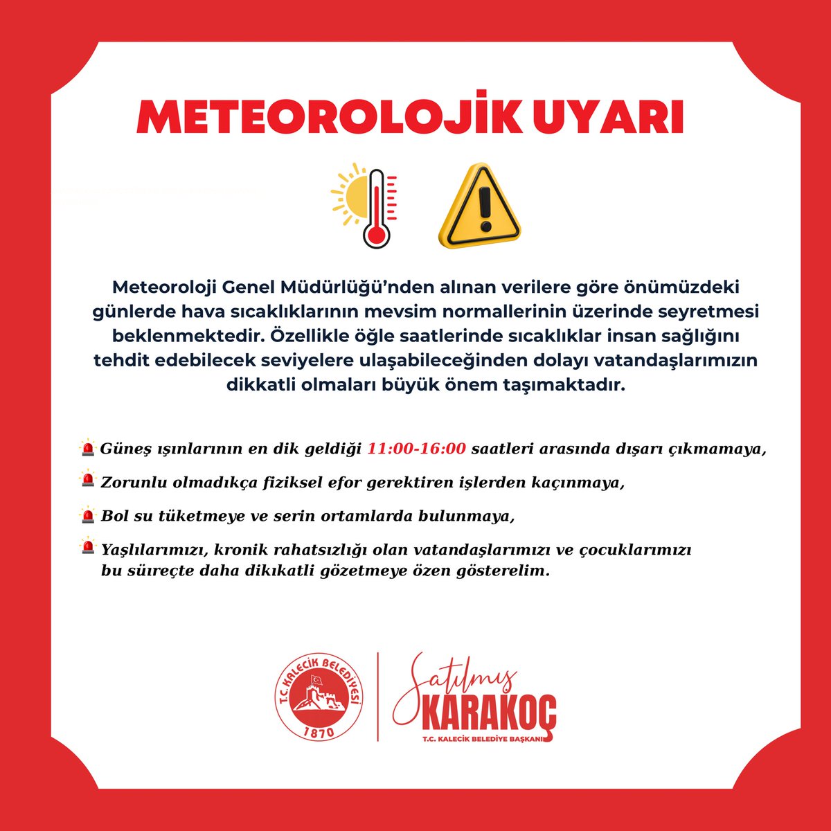 Meteorolojik Duyuru 🌞🌡️