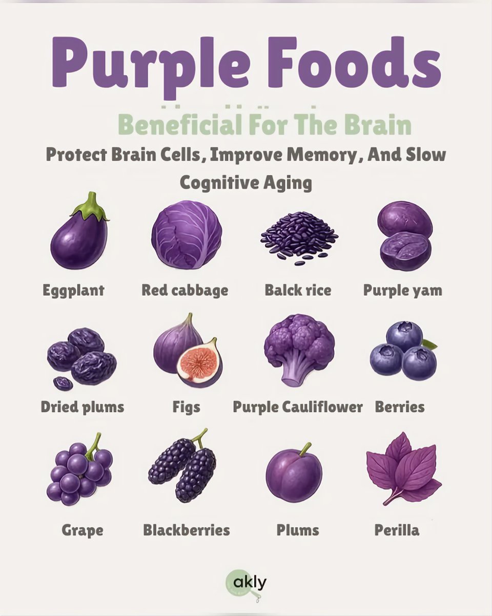 Purple Food: Vital For The Brain🧠🫐