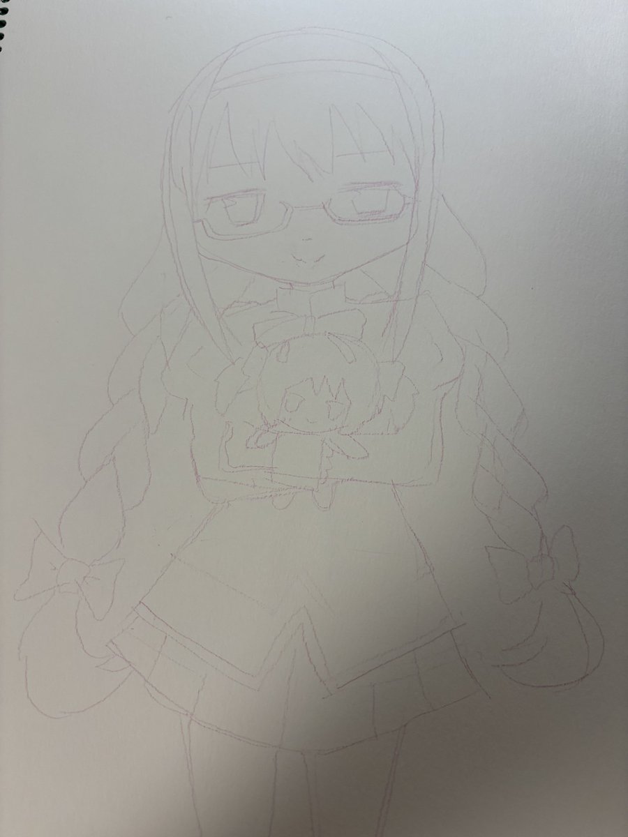 UtPyl2's tweet image. ほむほむ制作過程
まだ途中