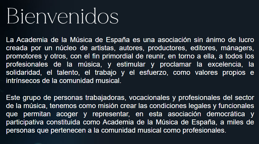 DjModerno (@djmoderno) on Twitter photo Hola <a href="/academusica/">Academia de la Música de España</a>, me pedís la cuota anual de socio adherido, pero no explicáis qué ventajas tiene. En tiempos duros para la música, agradecería más transparencia y claridad. ¿Qué aporta ser socio, más allá de rechazar propuestas a nominaciones? Gracias. Hola <a href="/academusica/">Academia de la Música de España</a>, me pedís la cuota anual de socio adherido, pero no explicáis qué ventajas tiene. En tiempos duros para la música, agradecería más transparencia y claridad. ¿Qué aporta ser socio, más allá de rechazar propuestas a nominaciones? Gracias.
