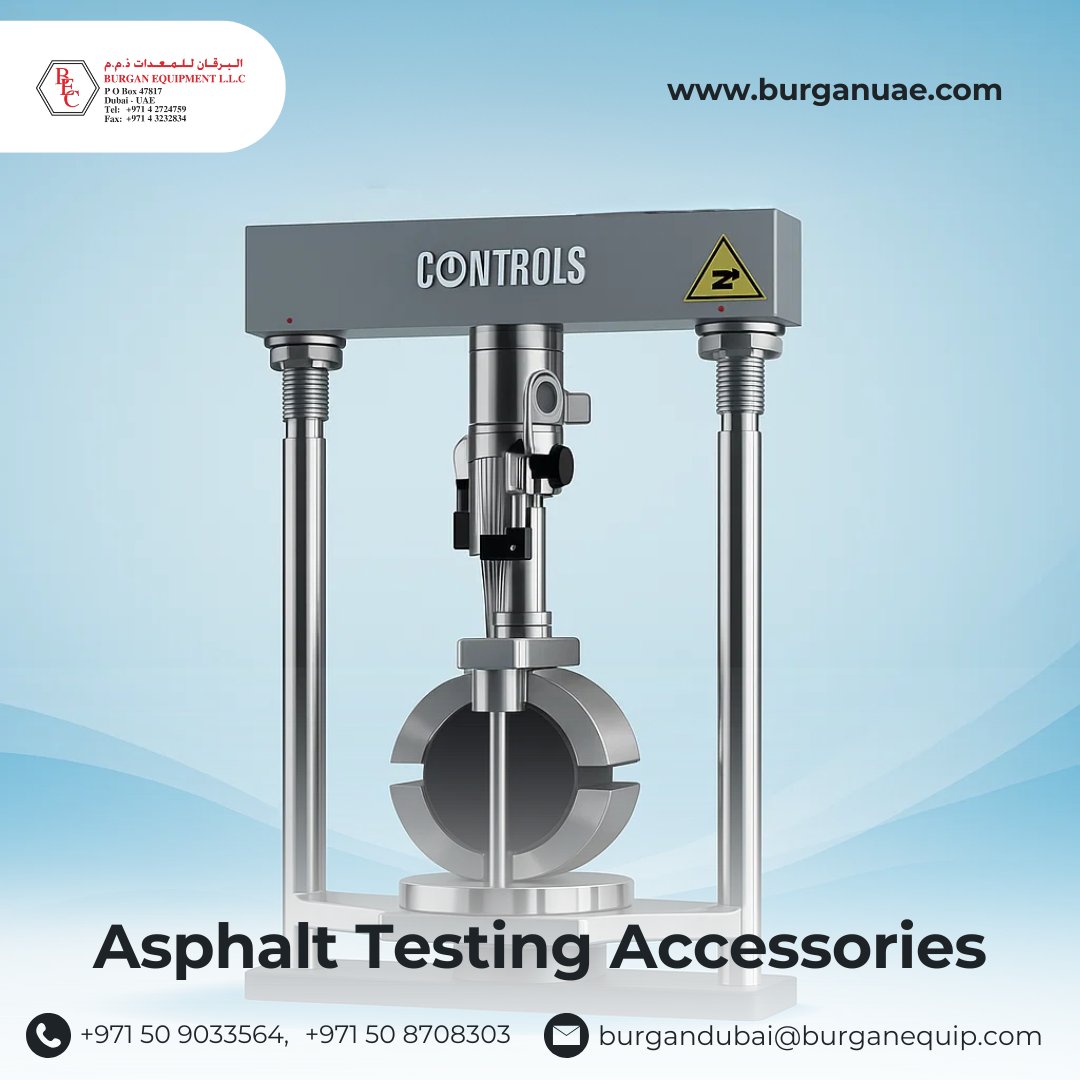 BURGANEQUIPMENT's tweet image. Ensure accurate and reliable results in your asphalt testing procedures with our wide range of Asphalt Testing Accessories.compaction molds and breaking heads to extraction apparatus and thermostatic ovens
+971508708303
burganuae.com
#AsphaltTesting #TestingAccessories