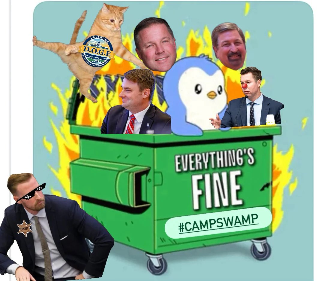 OklahomaDOGE's tweet image. Every single time the Democrats and RINOs come after @RyanWalters_ we have another example that Ryan Walters is truly the @realDonaldTrump of Oklahoma with these unrelenting wild attacks. What do #AdamPugh #KyleHilbert #DickLowe #lonniepaxton all have in common? #CAMPSwamp ❤️🤍💙