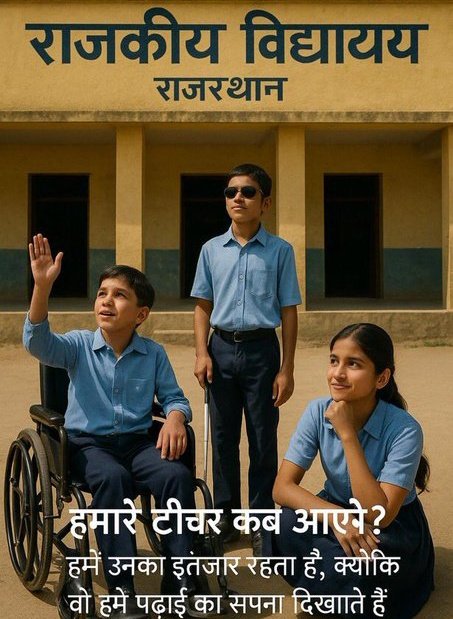 शिक्षा सबके लिए हो,
तो शिक्षक भी सबके लिए हो....!! 

विशेष बच्चों के लिए विशेष शिक्षक जरूरी हैं।
सरकार शिक्षक भर्ती में विशेष पद शीघ्र निकाले।।

#विशेष_शिक्षक_भर्ती_करो 
<a href="/BhajanlalBjp/">Bhajanlal Sharma</a> <a href="/madandilawar/">Madan Dilawar</a> <a href="/alokrajRSSB/">Alok Raj</a>