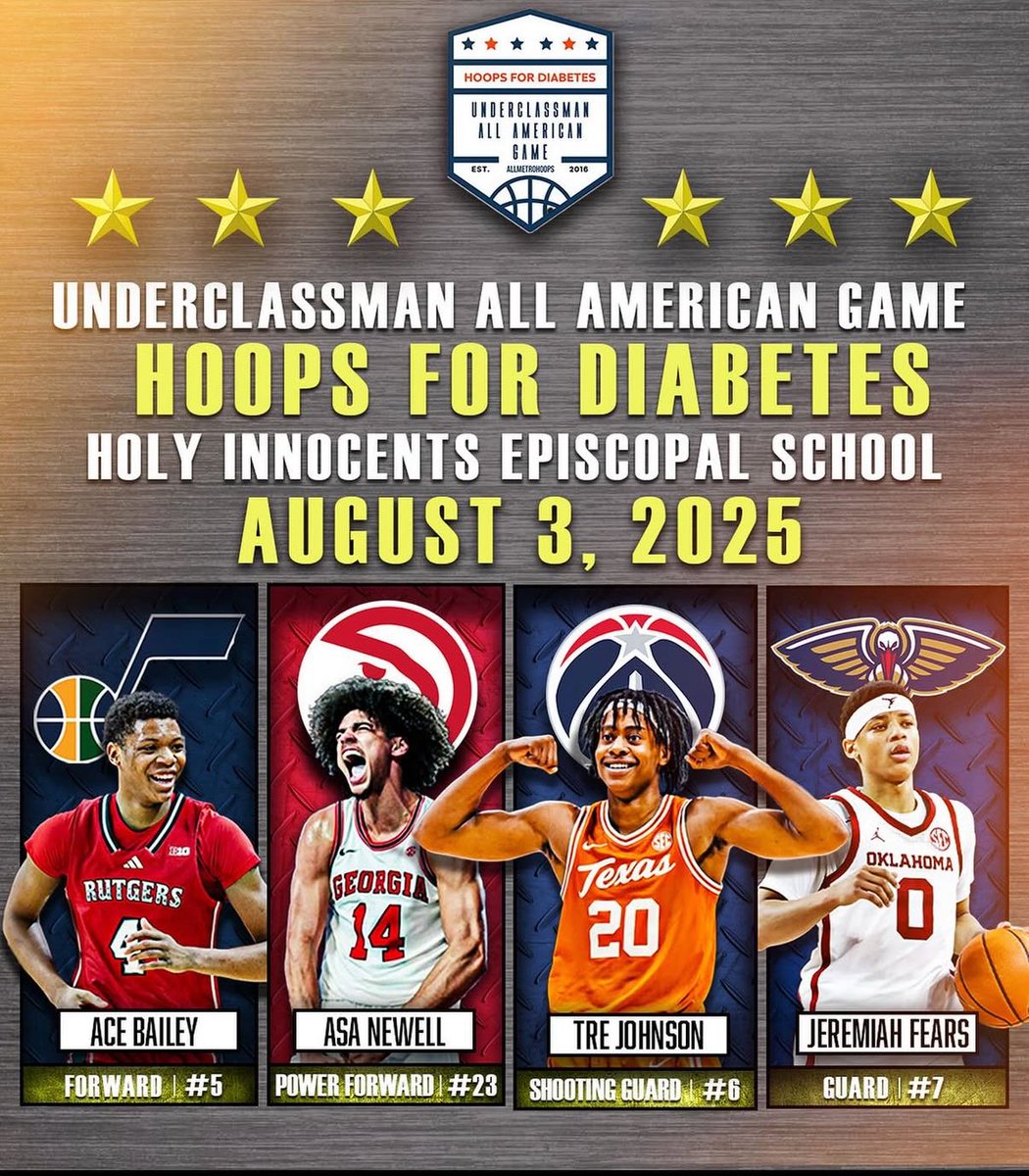 CourtCred (@courtcred) on Twitter photo Media Credentials for the 8th Annual <a href="/ucallamerican/">Hoops for Diabetes</a> Game in Atlanta, Ga on August 3rd are now open. Click the link below to register to see the next wave of talent in the 2028, 2029, & 2030 classes allmetrohoops.com/media-request/ Media Credentials for the 8th Annual <a href="/ucallamerican/">Hoops for Diabetes</a> Game in Atlanta, Ga on August 3rd are now open. Click the link below to register to see the next wave of talent in the 2028, 2029, & 2030 classes allmetrohoops.com/media-request/