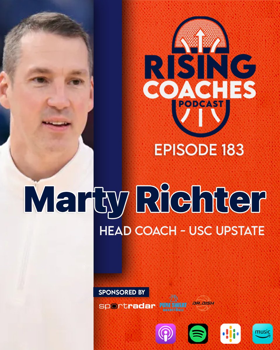 RisingCoaches's tweet image. 🎙️ New Rising Coaches Podcast!
We’re joined by USC Upstate Head Coach @richterhoops.
He shares what made FGCU’s Dunk City run legendary, how to know you're ready to lead, and lessons from his first year as a JUCO head coach.
🎧 Don’t miss it!