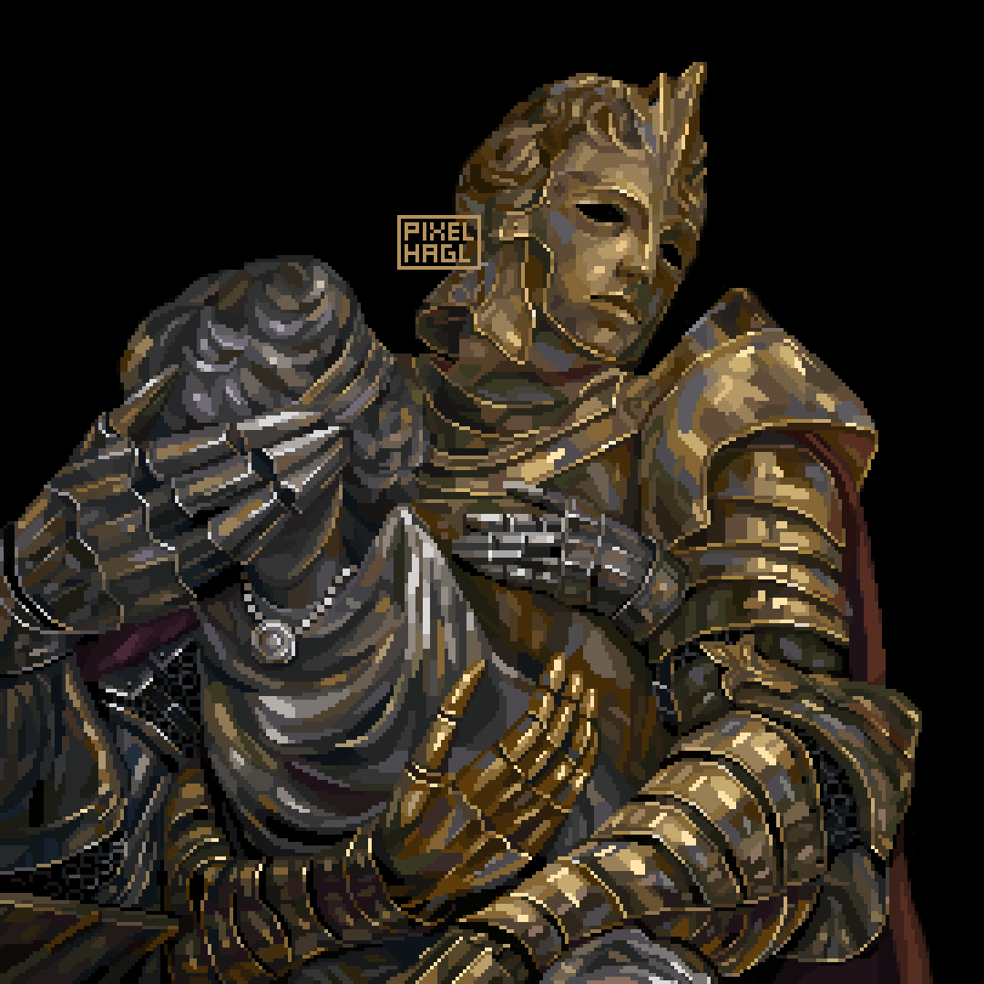 Extended version of one of my popular (most liked) art
Hope you like it too 

D Hunter of the Dead from Elden Ring
#EldenRing #pixelart