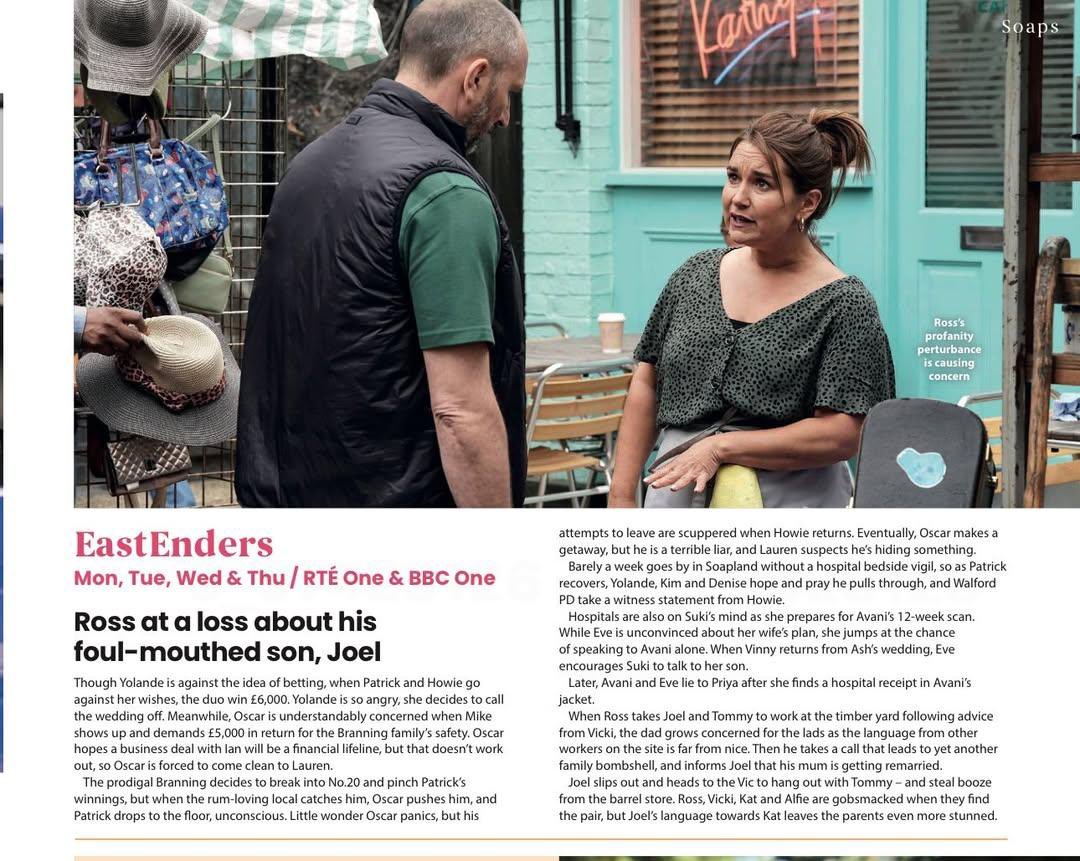 Claudettestea's tweet image. Joel’s mum is getting married so Zoe is getting married?? 😳 #EastEnders