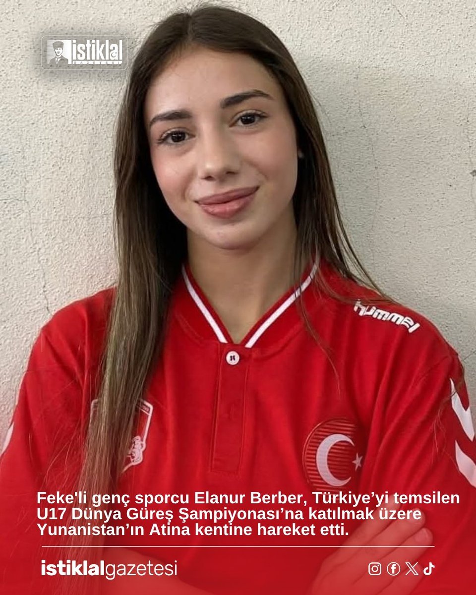 Fekeli milli güreşçimiz Elanur Berber, U17 Dünya Güreş Şampiyonası için Yunanistan/Atina’ya hareket etti.
46 kg’da mindere çıkacak Elanur’a başarılar diliyoruz! 🇹🇷🤼‍♀️
#ElanurBerber #Feke #Güreş #U17DünyaŞampiyonası #Atina2025