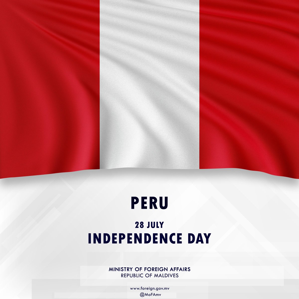 Foreign Minister Dr. Khaleel sends Independence Day greetings to the Foreign Minister of Peru

📃Press Release | t.ly/WzaYT