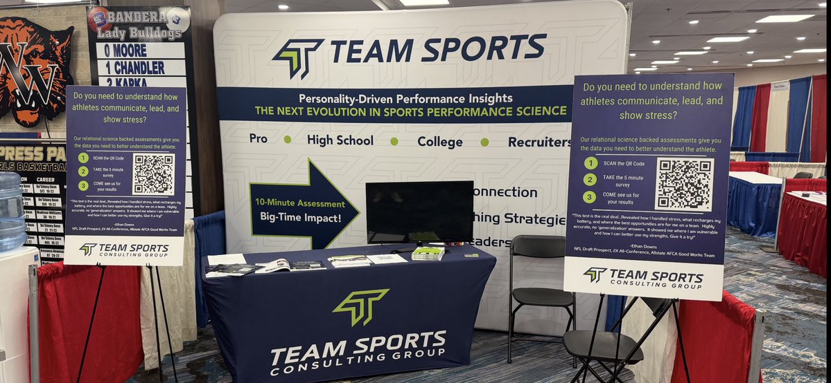 Kevin Burr (@barracudaguy) on Twitter photo If you are a coach attending the OCA conference in Tulsa today stop by our booth to take a free 5 minute assessment. We have helped hundreds of coaches communicate and lead better producing more W’s on and off the field. Relational science works!
<a href="/TeamSportsCG/">Team Sports Consulting Group</a> If you are a coach attending the OCA conference in Tulsa today stop by our booth to take a free 5 minute assessment. We have helped hundreds of coaches communicate and lead better producing more W’s on and off the field. Relational science works!
<a href="/TeamSportsCG/">Team Sports Consulting Group</a>