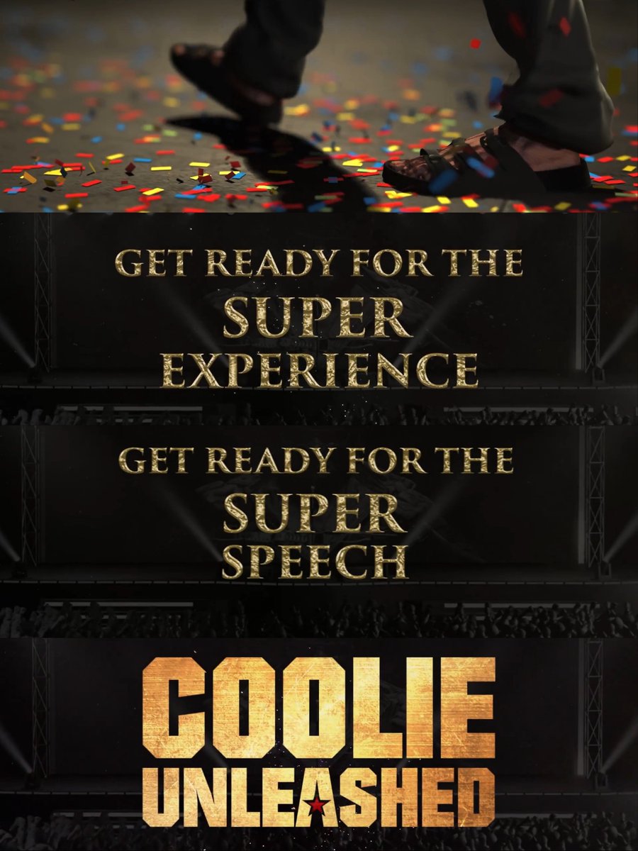 TeamSRajini's tweet image. Ready? 😎🔥

#Coolie | #CoolieThePOWERHOUSE