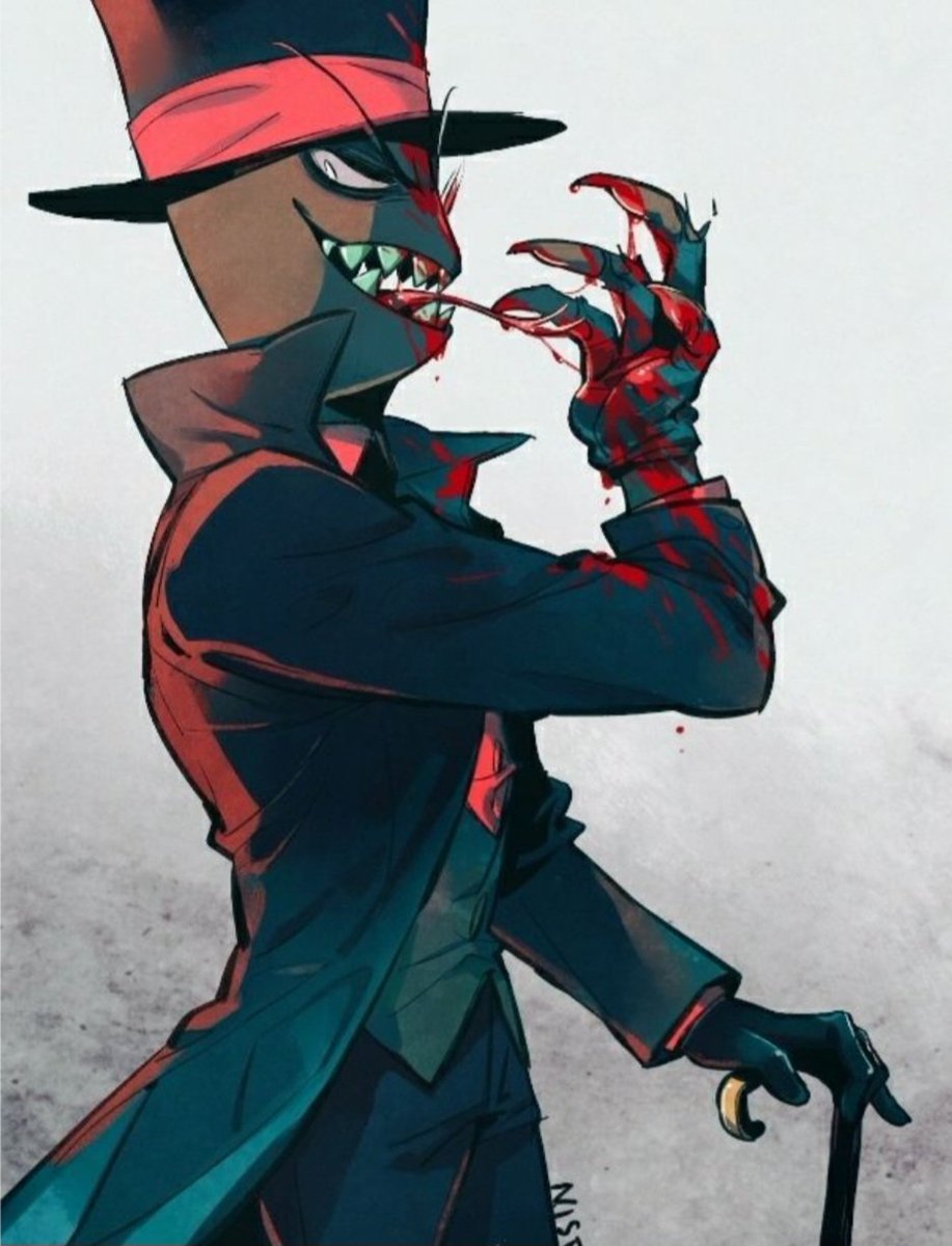 FellowHatt's tweet image. WHO'S BLOOD IS THAT?!
#Villainous #BlackHat #Art #conceptart #RELEASEVILLAINOUS