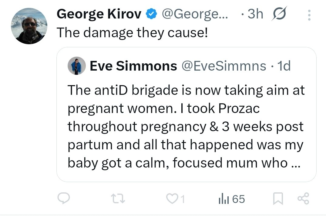 This is rich, coming from George, the #ECT cheerleader who refuses to acknowledge the severe cognitive impairment and memory loss (brain damage) that ECT can and does cause. Instead he blocks people calling for a long overdue investigation into the issues with ECT. Shameful.