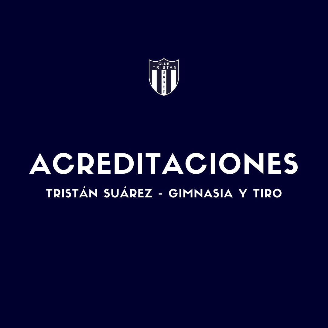 Club Tristán Suárez (@tsuarezoficial) on Twitter photo #ACREDITACIONES
‼️Queda abierto el período de pedido de acreditaciones para el partido frente <a href="/gytoficial/">Club Gimnasia y Tiro</a>
Se reciben solo por:
📧clubtsuarez.com.ar/acreditaciones/
⏳ Se reciben pedidos hasta jueves 31/07, 20 hrs, sin excepción
⚠️Favor, leer con atención el protocolo #ACREDITACIONES
‼️Queda abierto el período de pedido de acreditaciones para el partido frente <a href="/gytoficial/">Club Gimnasia y Tiro</a>
Se reciben solo por:
📧clubtsuarez.com.ar/acreditaciones/
⏳ Se reciben pedidos hasta jueves 31/07, 20 hrs, sin excepción
⚠️Favor, leer con atención el protocolo