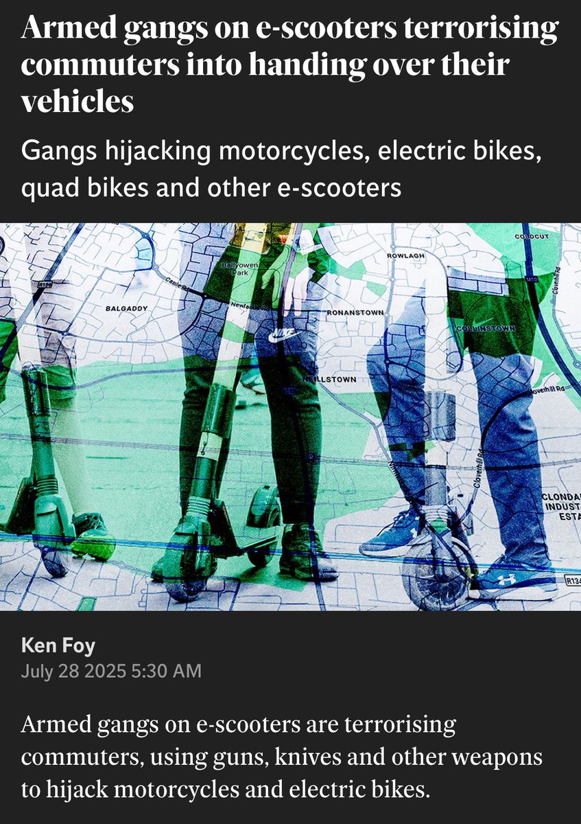 MartinMurphy72's tweet image. Are e scooters more trouble than they are worth ?
The negatives outweigh the positives