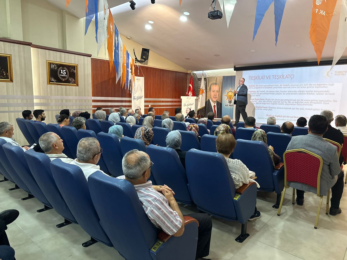 genelmerkezarge's tweet photo. Teşkilat Akademisi BOLU

26.07.2025 | @akpartibolu14 https://t.co/FwkQYIkSKF