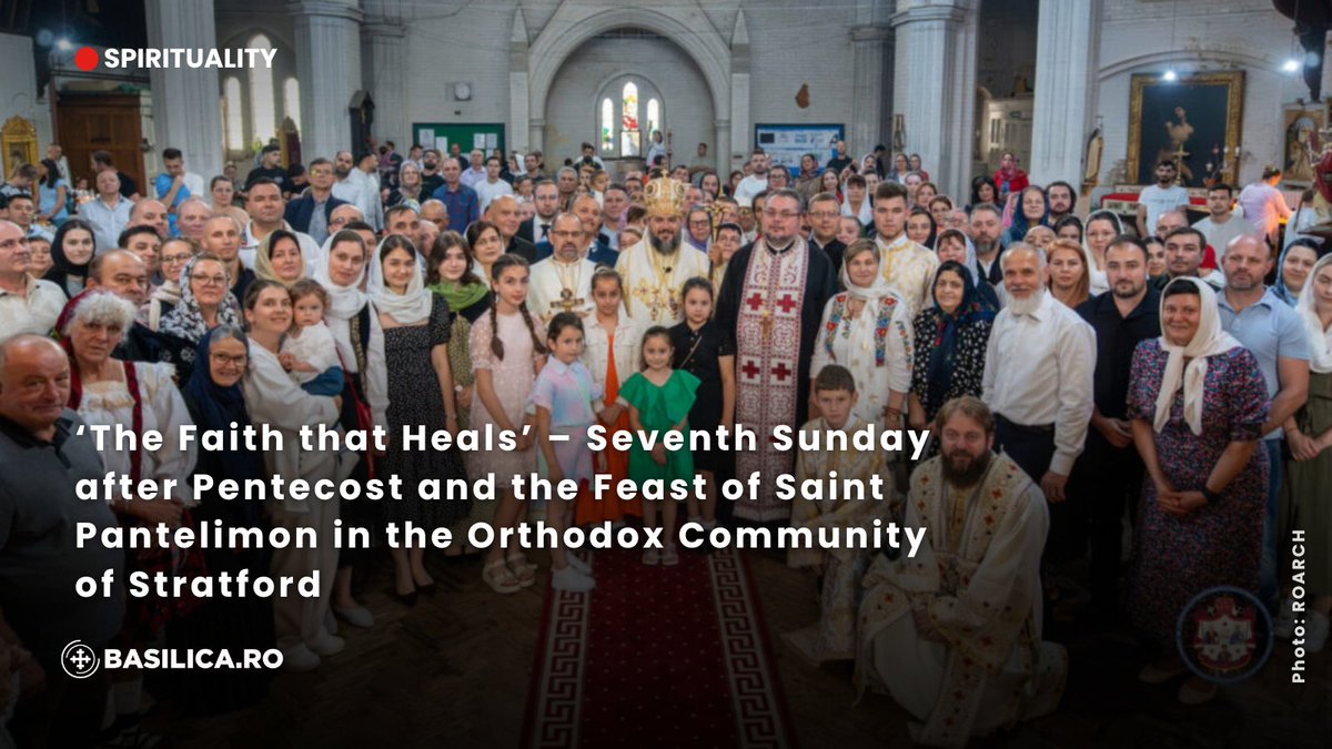 BasilicaNews's tweet image. 🔴 On Sunday, July 27, the feast of St Pantelimon, @AbpAtanasie celebrated the Divine Liturgy at St Nicholas Parish in Stratford–London. Many faithful gathered to pray and receive his blessing. #thegoodtoknow
🔗 tinyurl.com/4ctucrw6