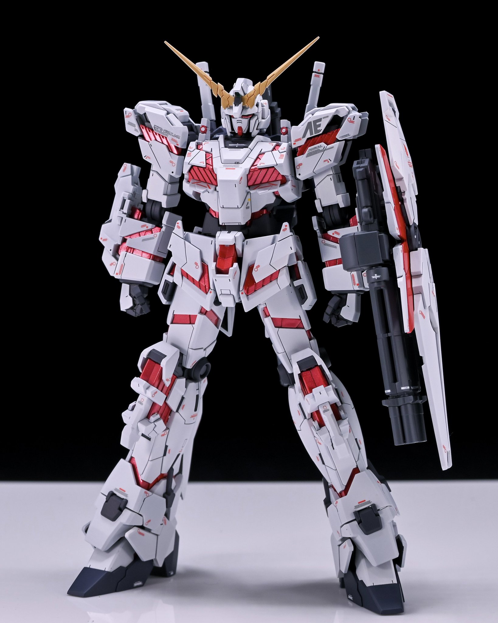 仲 盛文「ガンダム ユニコーン 」額装 ●原画 直筆サイン●メカニカル作画監督 仲 盛文「ガンダム ユニコーン 」額装 ○原画 直筆サイン
