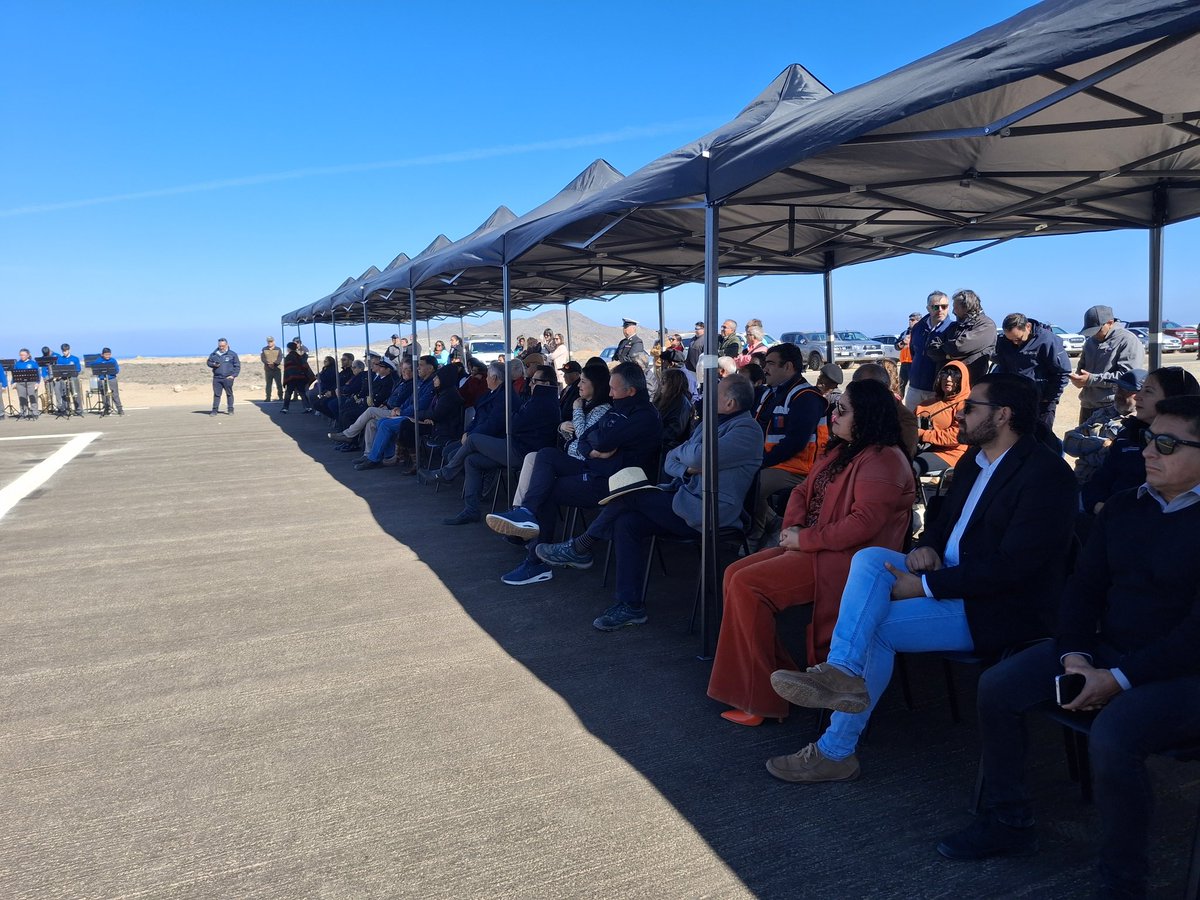 Sernatur Atacama (@sernaturatacama) on Twitter photo Participamos de la inauguración del aeródromo "El Gran Cañon" y del mejoramiento del punto de posada, ubicado en Carrizal Bajo.
Esta infraestructura realizada por <a href="/MOP_Atacama/">MOP ATACAMA</a>, permitirá enfrentar emergencias y potenciar el turismo de la Provincia del Huasco 👏🏼. Participamos de la inauguración del aeródromo "El Gran Cañon" y del mejoramiento del punto de posada, ubicado en Carrizal Bajo.
Esta infraestructura realizada por <a href="/MOP_Atacama/">MOP ATACAMA</a>, permitirá enfrentar emergencias y potenciar el turismo de la Provincia del Huasco 👏🏼.