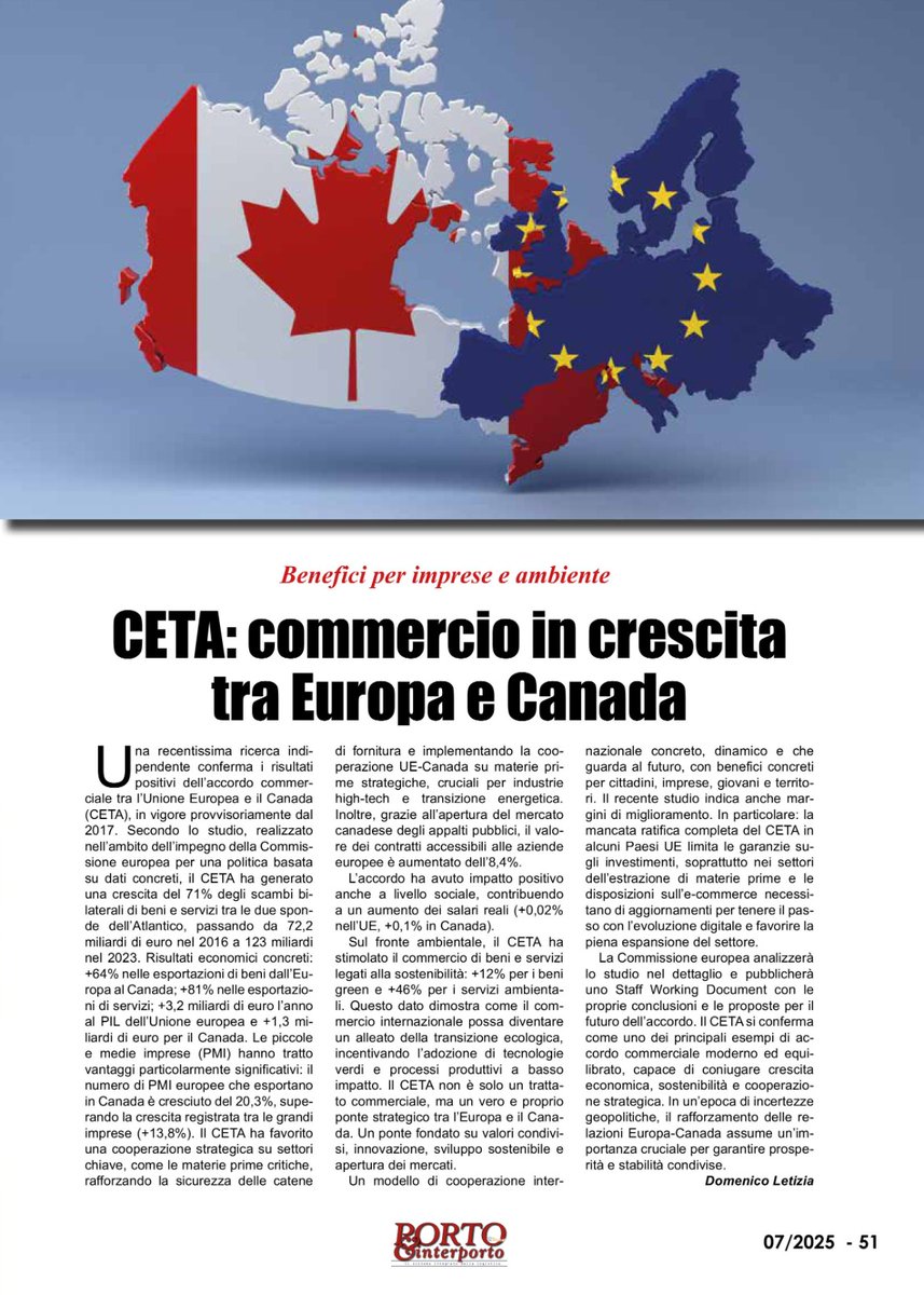 Domenico Letizia (@letiziado) on Twitter photo #Ceta: commercio in crescita tra #Europa e #Canada
On <a href="/PInterporto/">Porto & Interporto</a>
<a href="/Aless_Cattaneo/">Alessandro Cattaneo</a> <a href="/CanadainItalia/">Ambasciata Canada</a> <a href="/SenateCA/">Senate of Canada</a> <a href="/CdnPressNews/">The Canadian Press News</a> <a href="/CanadianPM/">Prime Minister of Canada</a> <a href="/ctvottawa/">CTV Ottawa</a> <a href="/GiulioTerzi/">Giulio Terzi</a> <a href="/RadioRadicale/">Radio Radicale</a> <a href="/Rvaticanaitalia/">Radio Vaticana</a> <a href="/ItalyinMontreal/">Italy in Montreal</a> <a href="/Elissa_Golberg/">Elissa CAN</a> <a href="/TonyLoffreda/">Senator Tony Loffreda</a> <a href="/YourAlberta/">Alberta Government</a> <a href="/AiseStampa/">AgenziaStampaEstero</a> <a href="/CD_esteri/">Camera - Esteri</a> #Ceta: commercio in crescita tra #Europa e #Canada
On <a href="/PInterporto/">Porto & Interporto</a>
<a href="/Aless_Cattaneo/">Alessandro Cattaneo</a> <a href="/CanadainItalia/">Ambasciata Canada</a> <a href="/SenateCA/">Senate of Canada</a> <a href="/CdnPressNews/">The Canadian Press News</a> <a href="/CanadianPM/">Prime Minister of Canada</a> <a href="/ctvottawa/">CTV Ottawa</a> <a href="/GiulioTerzi/">Giulio Terzi</a> <a href="/RadioRadicale/">Radio Radicale</a> <a href="/Rvaticanaitalia/">Radio Vaticana</a> <a href="/ItalyinMontreal/">Italy in Montreal</a> <a href="/Elissa_Golberg/">Elissa CAN</a> <a href="/TonyLoffreda/">Senator Tony Loffreda</a> <a href="/YourAlberta/">Alberta Government</a> <a href="/AiseStampa/">AgenziaStampaEstero</a> <a href="/CD_esteri/">Camera - Esteri</a>