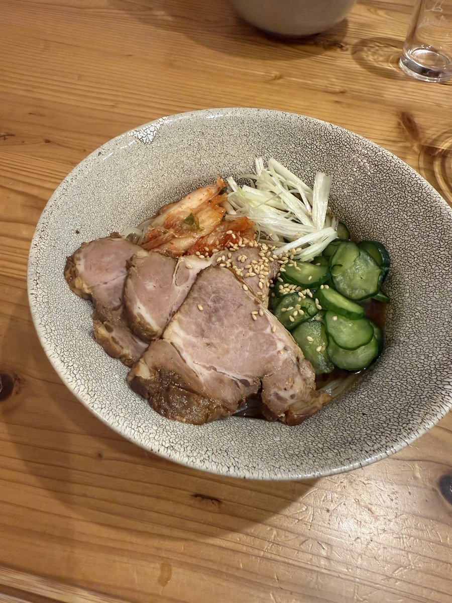 iototaku's tweet image. 明太納豆奴ともりおか冷麺