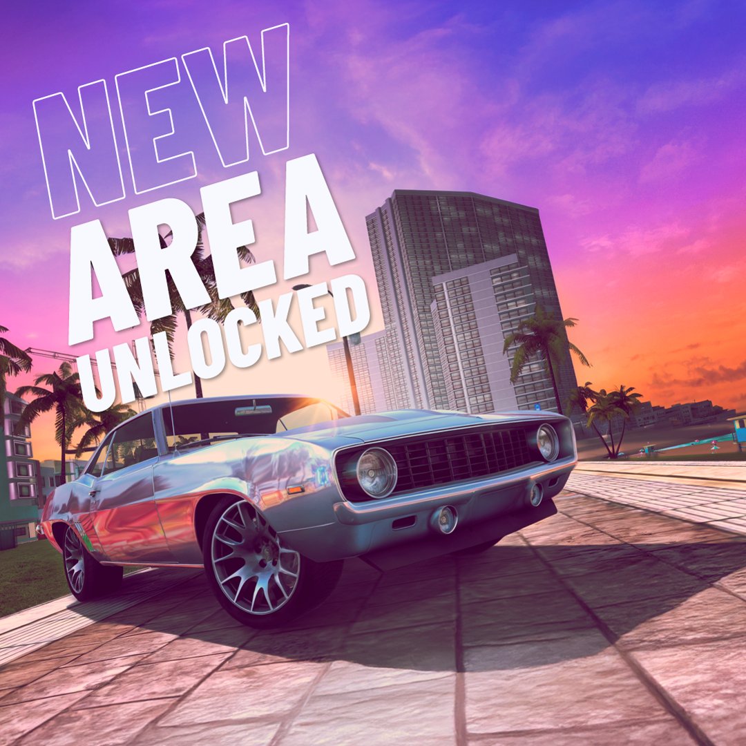 Extreme Island is now available on Android! 🏖️  

Get ready to explore our biggest area yet, featuring a long white sand beach, a football stadium, and a lighthouse.  

iOS users, don’t worry — it’s coming soon! 😉
#extremecardrivingsimulator