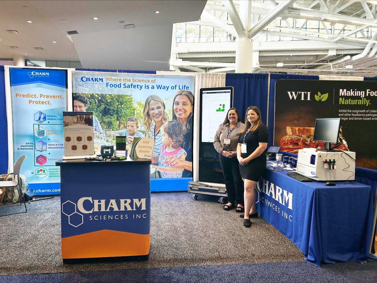 Are you at IAFP? Come visit Charm at Booth #500 and explore our latest innovations in food safety! We can’t wait to connect — see you there! #IAFP2025 #FoodSafety