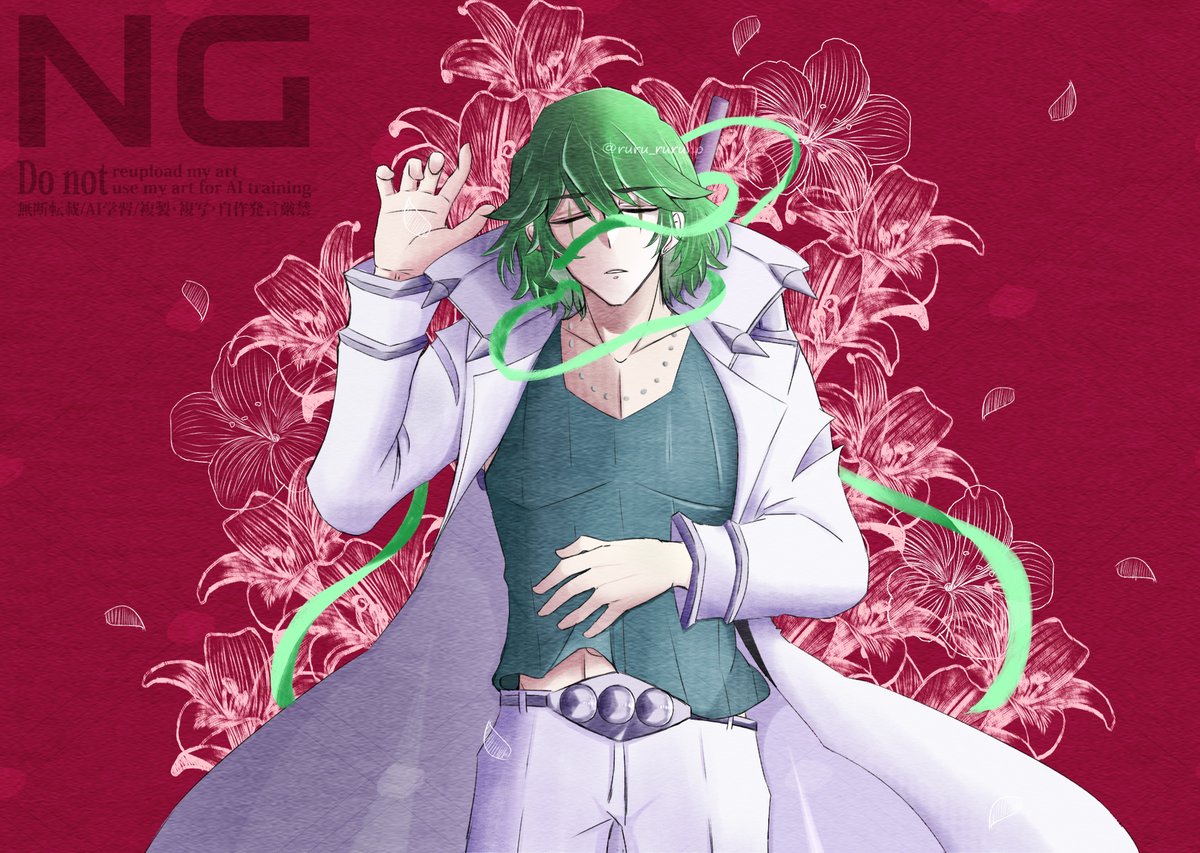 ruru_ruruno's tweet image. イメソン：【哀/悼、そして日常へ】

うぉおおおおおできた!!!!全然さなげやまっぽくない曲だけど好きだから許してー!!!!😍😍😍

目閉じてるの描いたからどっちも出しちゃう