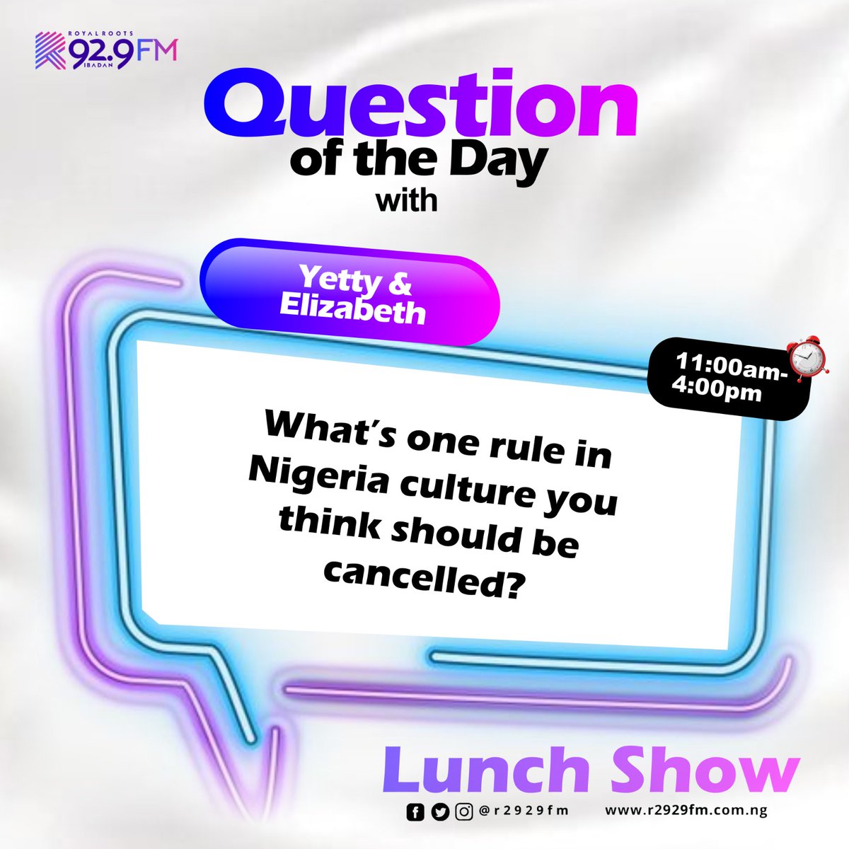 RoyalRoots_929's tweet photo. Letโs talk! ๐ Whatโs one rule in the Nigerian culture you think should be cancelled โ and why? Tradition or not, some things need to go! Drop yours ๐๐พ๐ณ๐ฌ #NigerianCulture #HotTake #CancelIt #Girlpowerduo
@Liza_Betth @Aya_phoenix1 https://t.co/inB4ITpNqz