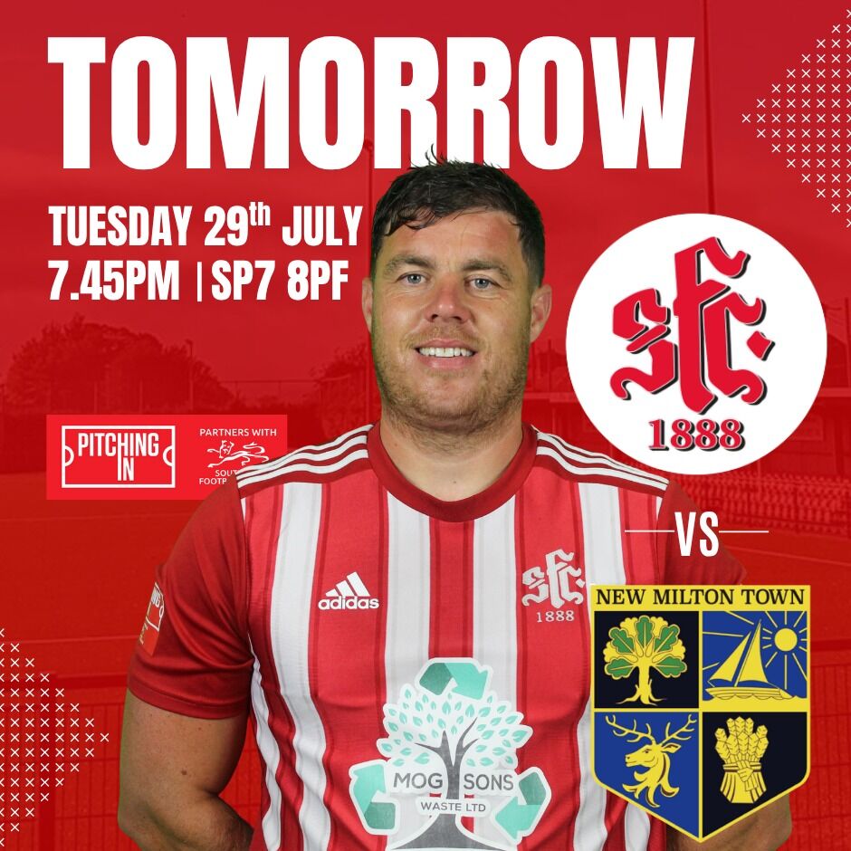 Shaftesbury F.C (@sfc1888) on Twitter photo ๐จ๐ง๐ผ๐บ๐ผ๐ฟ๐ฟ๐ผ๐ ๐ @๐ก๐ฒ๐๐ ๐ถ๐น๐๐ผ๐ป๐ง๐ผ๐๐ป ๐จ
Join us tomorrow evening for our final pre-season friendly. We welcome New Milton Town to the Cockrams.
๐ข KickโOff: 7:45โฏPM
๐๏ธ Entry: ยฃ5 (Adults)
Up The Rockies ๐ดโช
#ShaftesburyFC #UpTheRockies #NonLeagueFootball ๐จ๐ง๐ผ๐บ๐ผ๐ฟ๐ฟ๐ผ๐ ๐ @๐ก๐ฒ๐๐ ๐ถ๐น๐๐ผ๐ป๐ง๐ผ๐๐ป ๐จ
Join us tomorrow evening for our final pre-season friendly. We welcome New Milton Town to the Cockrams.
๐ข KickโOff: 7:45โฏPM
๐๏ธ Entry: ยฃ5 (Adults)
Up The Rockies ๐ดโช
#ShaftesburyFC #UpTheRockies #NonLeagueFootball