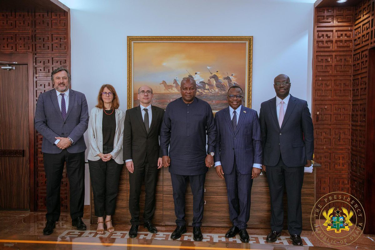 Jules-Armand Aniambossou (@jaaniambossou) on Twitter photo 🇫🇷is proud to support 🇬🇭’economic recovery by being the First official creditor to sign the bilateral debt restructuration agreement to implement the Common Framework´ treatment
With <a href="/WilliamRoos4/">William Roos</a>,I met with H.E <a href="/JDMahama/">John Dramani Mahama</a> & <a href="/Cassielforson/">Cassiel Ato Forson (PhD)</a> to mark this key step.
<a href="/EmmanuelMacron/">Emmanuel Macron</a> 🇫🇷is proud to support 🇬🇭’economic recovery by being the First official creditor to sign the bilateral debt restructuration agreement to implement the Common Framework´ treatment
With <a href="/WilliamRoos4/">William Roos</a>,I met with H.E <a href="/JDMahama/">John Dramani Mahama</a> & <a href="/Cassielforson/">Cassiel Ato Forson (PhD)</a> to mark this key step.
<a href="/EmmanuelMacron/">Emmanuel Macron</a>