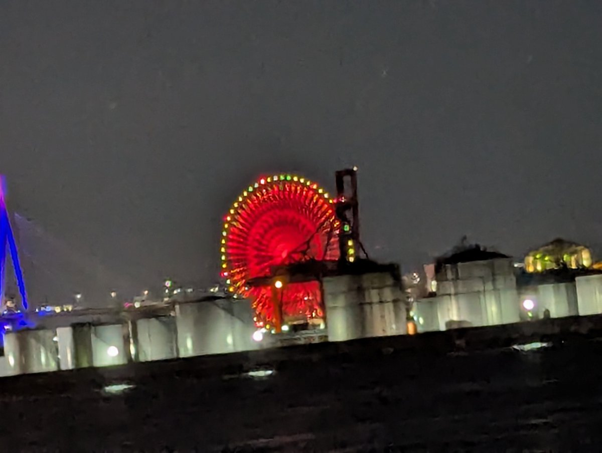 rk007rk007's tweet image. 万博フェリー終了〜景色イマイチだった😅少し波が高かったよ〜ご飯食べて帰る〜