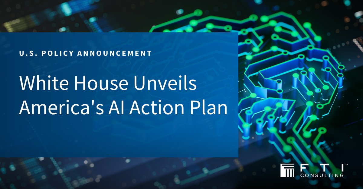 The U.S. AI Action Plan promotes secure-by-design systems to defend against adversarial threats. Our experts help organizations align their systems to the roadmap outlined in the AI Action Plan, mitigating threats and enhancing resilience: fticonsulting.com/services/cyber…