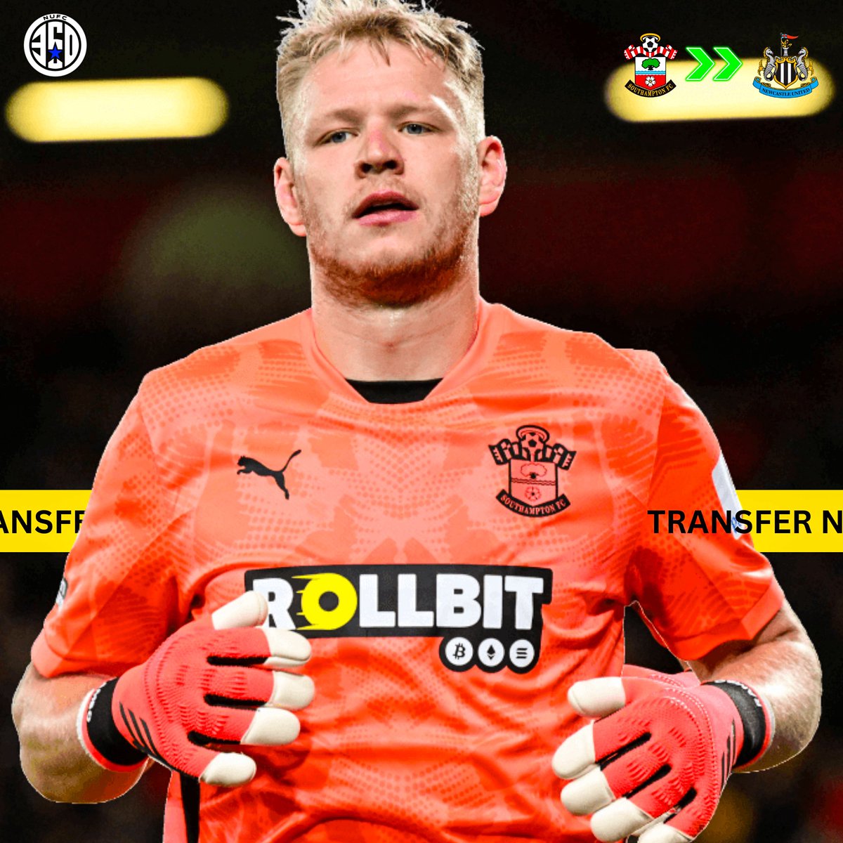 NUFC360 (@nufc360) on Twitter photo 🗞️ Newcastle United are in talks to sign Aaron Ramsdale from Southampton.
He will join on loan with an option to buy.
<a href="/David_Ornstein/">David Ornstein</a> / <a href="/SkySports_Keith/">Keith Downie</a> | #NUFC 🗞️ Newcastle United are in talks to sign Aaron Ramsdale from Southampton.
He will join on loan with an option to buy.
<a href="/David_Ornstein/">David Ornstein</a> / <a href="/SkySports_Keith/">Keith Downie</a> | #NUFC