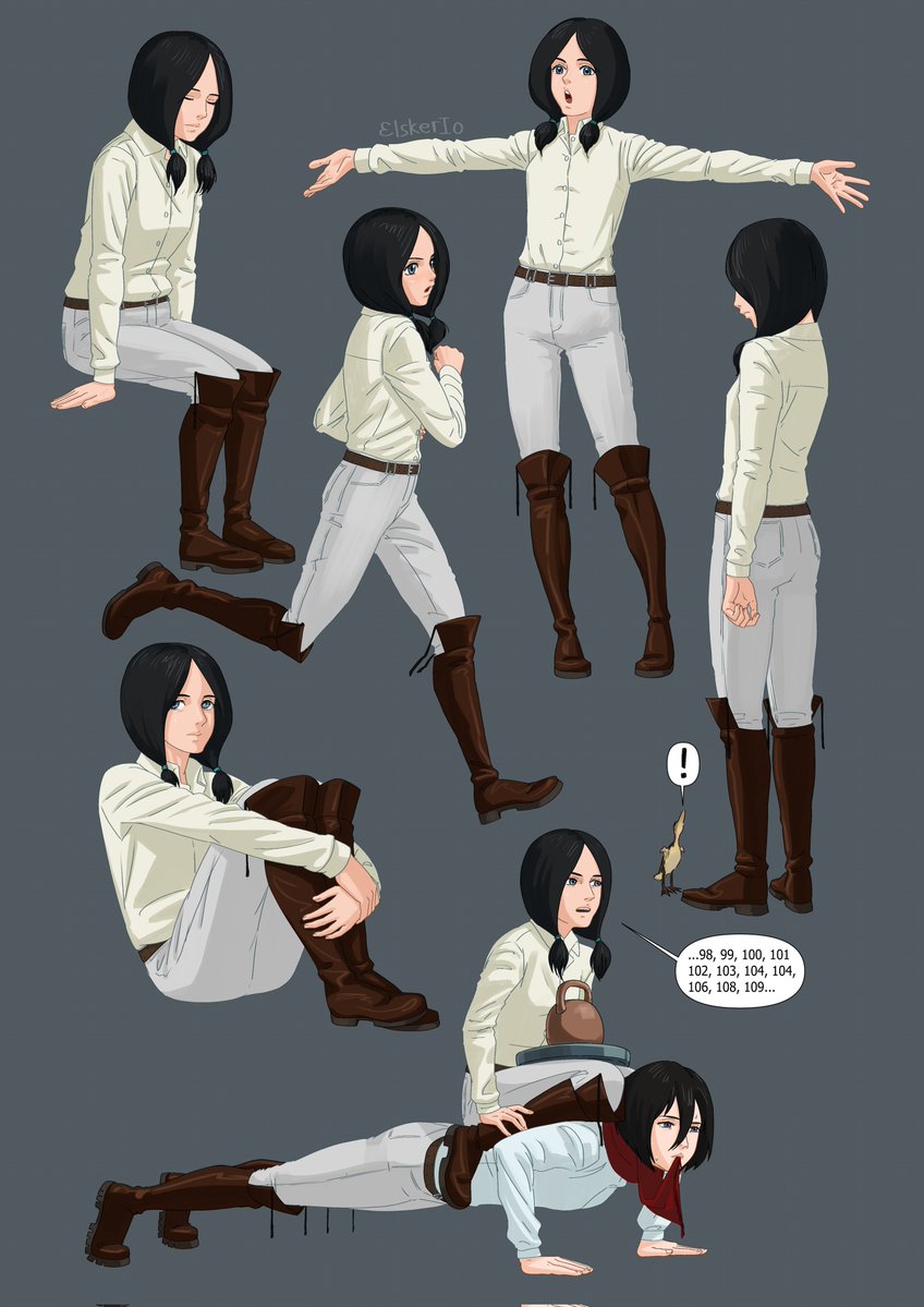 ElskerIo's tweet image. .

#Mina #Mikasa #aot #snk