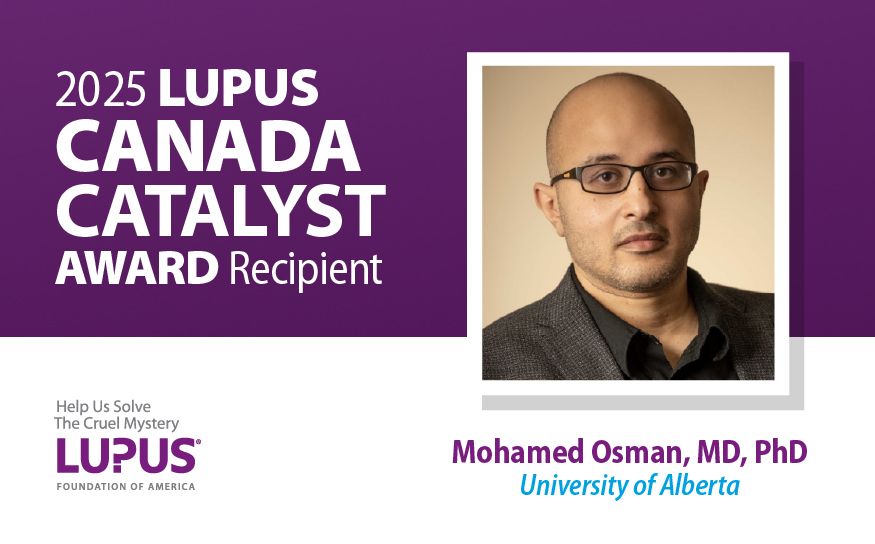 LupusCanada's tweet image. We are excited to share that Dr. Mohamed Osman has received the 2025 #LupusCanada Catalyst Grant in partnership with @lupusorg

His research will study the causes of fatigue in lupus &amp;amp; explore how inflammation might play a role.

👉  buff.ly/eG1jKbB

#LupusResearch
