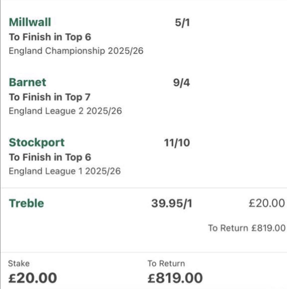 matthew_oregan's tweet image. We like Barnet- find out why we like Stockport and Millwall- mymembers.io/bunchofpuntsou…