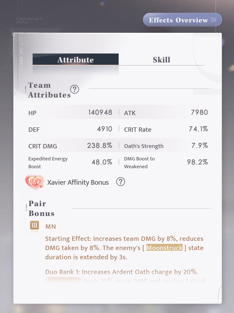 seivier's tweet image. light orbit 190 stats !!! i barely passed t2 its bc im still kinda shit at playing nv optimally the timer literally hit 0 and i still somehow passed thankfully