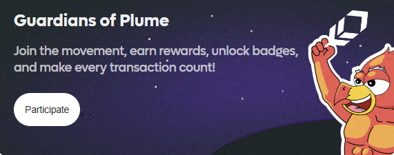 M i K Ξ ⦿ | HUDL (@chainonmike) on Twitter photo Final stretch for Guardians of Plume 🚀
Already did my 416 txns and secured 5500+ points 💪
460 txns = your shot at $PLUME rewards
👉Don't sleep on this : portal.plume.org/?referrer=Verm…
<a href="/plumenetwork/">Plume - RWAfi Chain</a> #PlumeSeason Final stretch for Guardians of Plume 🚀
Already did my 416 txns and secured 5500+ points 💪
460 txns = your shot at $PLUME rewards
👉Don't sleep on this : portal.plume.org/?referrer=Verm…
<a href="/plumenetwork/">Plume - RWAfi Chain</a> #PlumeSeason