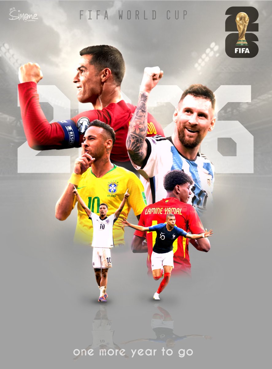 1k_SimonePlayz's tweet image. Poster for the upcoming fifa world cup 🏆⚽
#football #fifaworldcup26 #worldcup #illustration #gfx