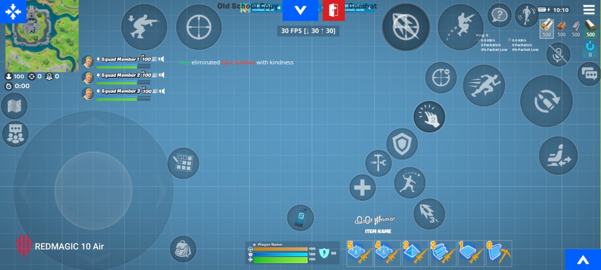 chat, happy monday! 

heres my hud layout for Fortnite 

what would you change, if anything? 👀

-Intern