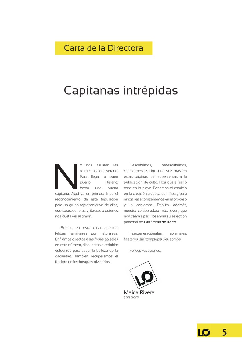 📰 En Portada | LOmagazine 
✍️ <a href="/literocio/">Literocio</a> 
"Clásicas modernas para el verano"
Foto: Luisa Villar Liébana. Por <a href="/maica_rivera/">Maica Rivera</a>.
 ⚡ Revista LOmagazine, N3. literocio.com/producto/lomag…