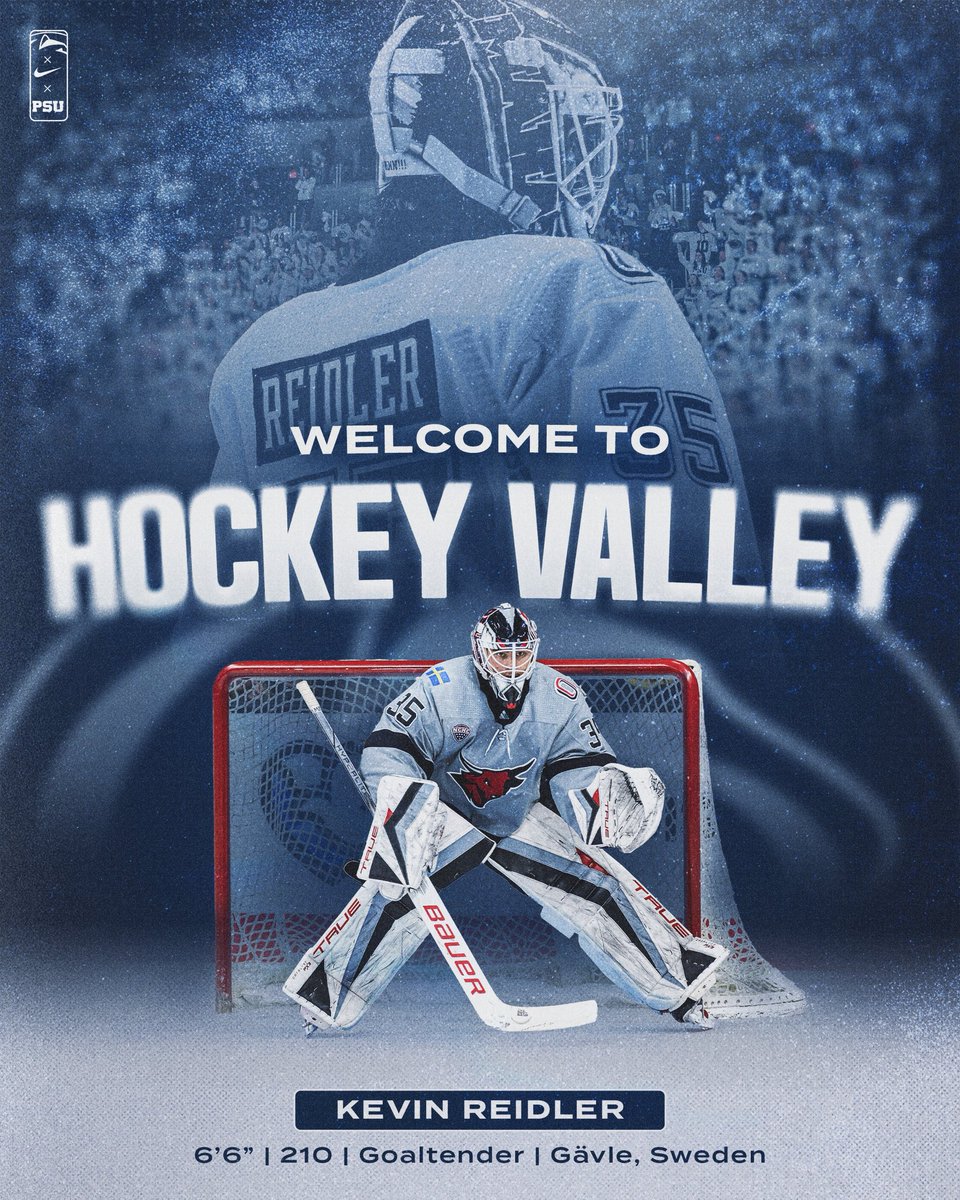 PennStateMHKY's tweet image. We begin our 2025-26 recruiting class introductions by revisiting a pair of transfers announced back in the spring:
First-Team All-American and Hobey Baker Top-10 Finalist Mac Gadowsky and Ottawa Senators draft pick Kevin Reidler!!
#WeAre #HockeyValley