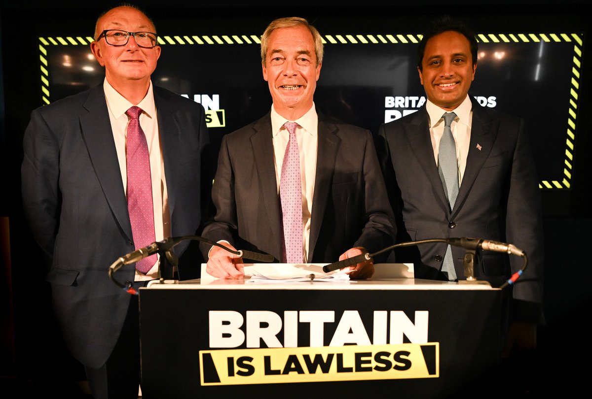 Britain is lawless.

Britain needs Reform. 🇬🇧